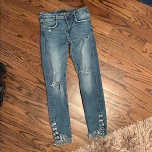 Zara Trafaluc Denimwear Ripped Jeans